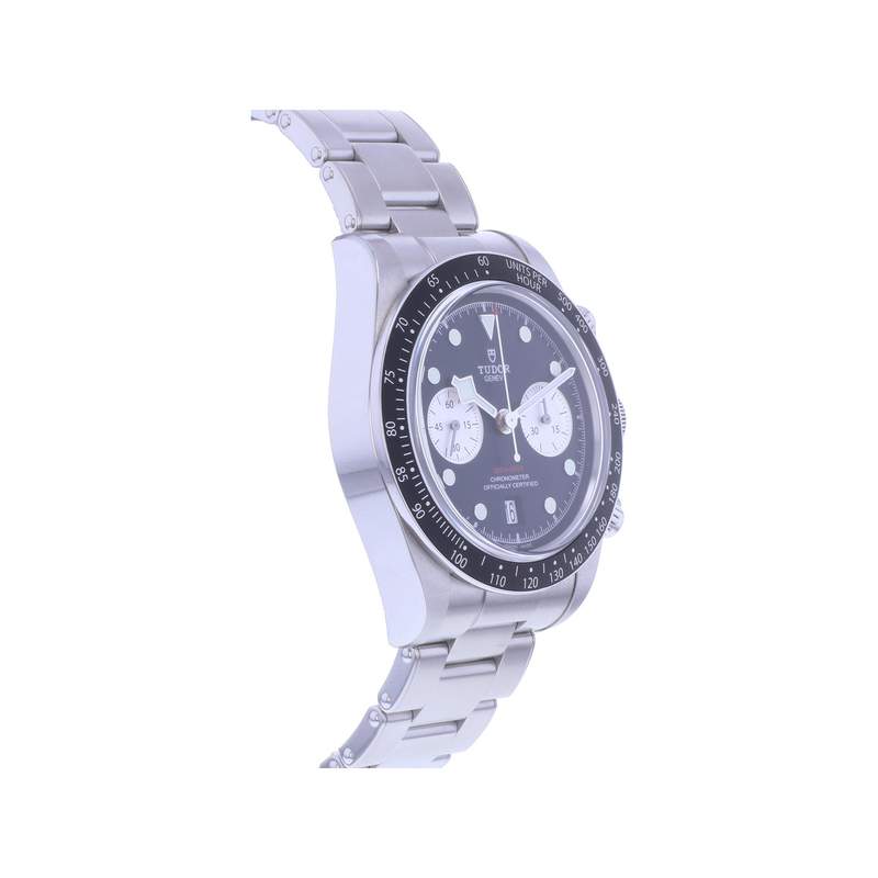 Montre d'occasion TUDOR Black Bay Chrono homme mouvement automatique certifié (cosc) bracelet acier - vue 2