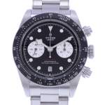 Montre d'occasion TUDOR Black Bay Chrono homme mouvement automatique certifié (cosc) bracelet acier - vue D1