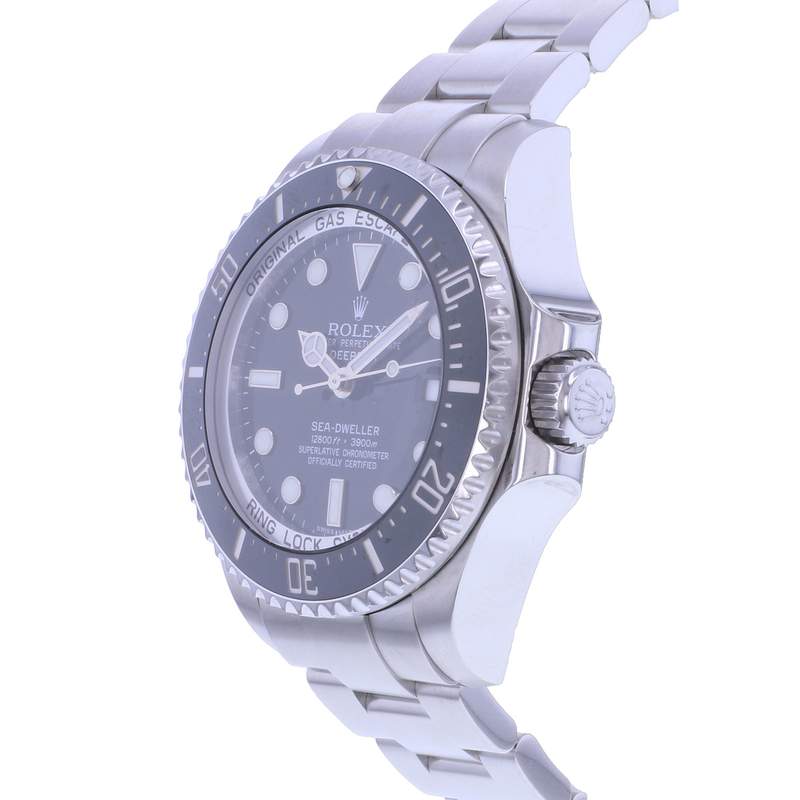 Montre d'occasion ROLEX Sea-Dweller DeepSea homme mouvement automatique certifié (cosc) bracelet acier - vue D2