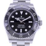 Montre d'occasion ROLEX Submariner Céramique homme mouvement automatique certifié (cosc) bracelet acier - vue D1