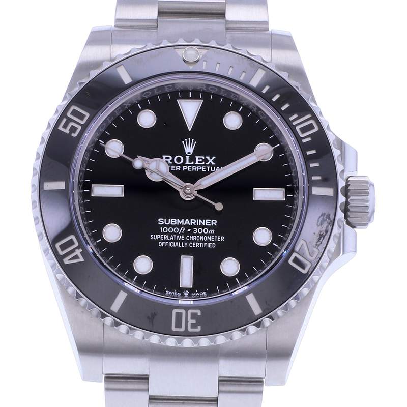 Montre d'occasion ROLEX Submariner Céramique homme mouvement automatique certifié (cosc) bracelet acier - vue D1