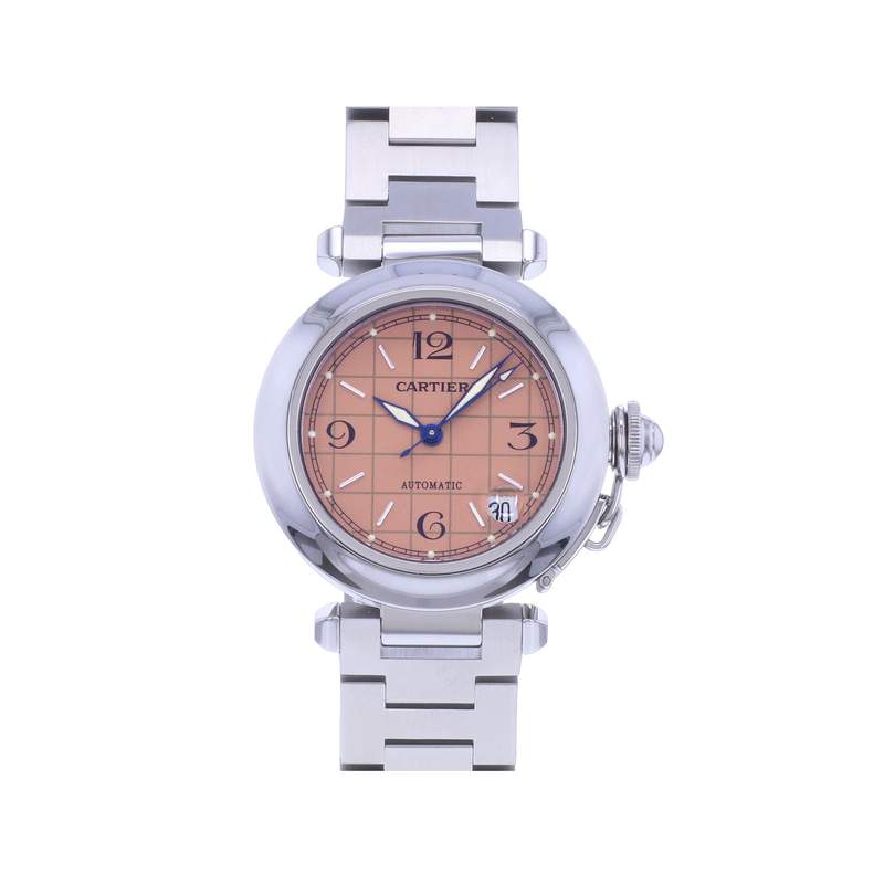 Montre d'occasion CARTIER Pasha C mixte automatique bracelet acier - vue 1