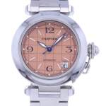 Montre d'occasion CARTIER Pasha C mixte automatique bracelet acier - vue D1