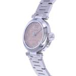 Montre d'occasion CARTIER Pasha C mixte automatique bracelet acier - vue D2