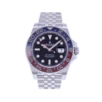Montre d'occasion ROLEX GMT-Master II Pepsi homme mouvement automatique certifié (cosc) bracelet acier