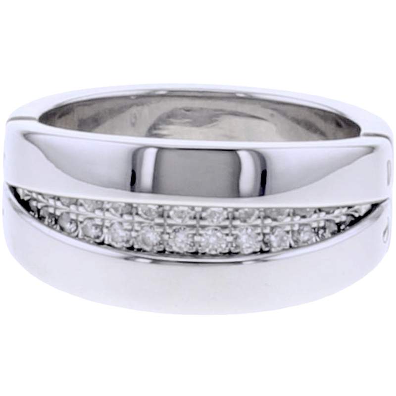 Bague d'occasion FRED Wedding Smile femme or blanc 750/1000 - vue 2