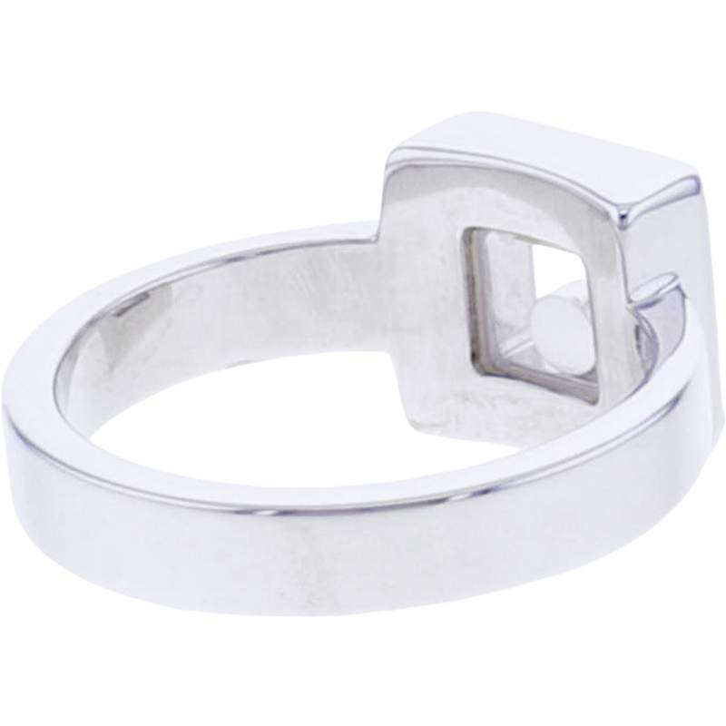 Bague d'occasion CHOPARD Happy Diamonds Icons femme or blanc 750/1000 - vue 3