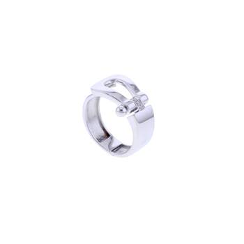 Bague d'occasion FRED Force 10 GM femme or blanc 750/1000