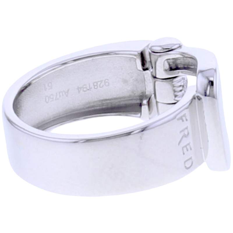 Bague d'occasion FRED Force 10 GM femme or blanc 750/1000 - vue 2