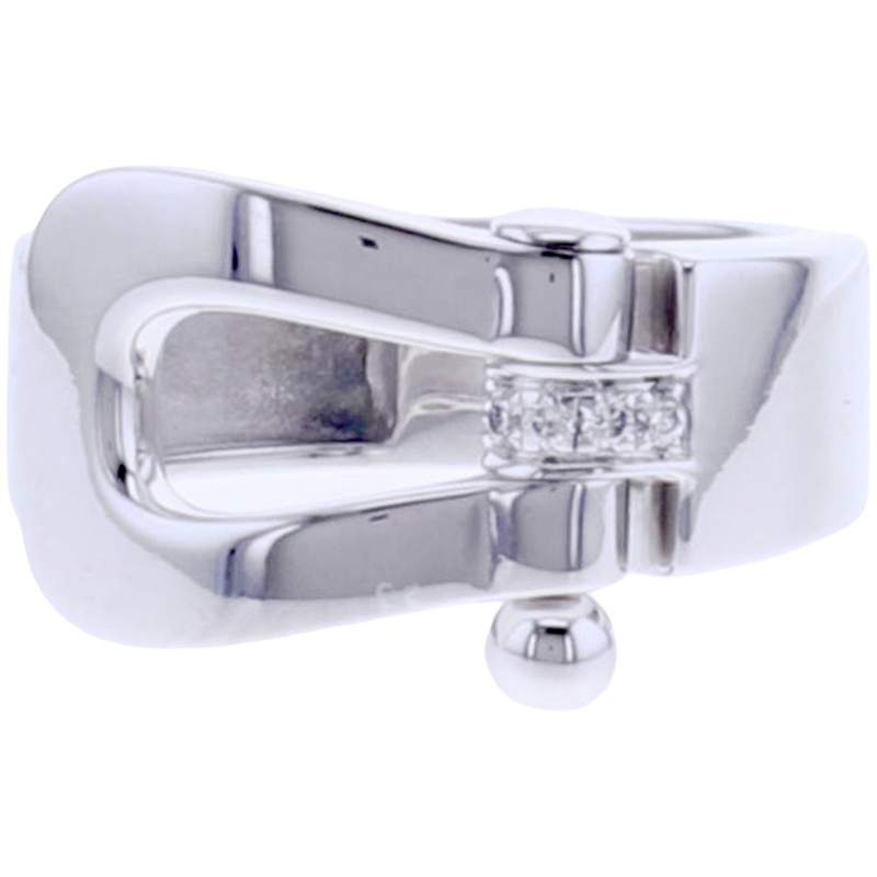 Bague d'occasion FRED Force 10 GM femme or blanc 750/1000 - vue 3