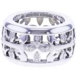 Bague d'occasion PATEK PHILIPPE Bague Diamants Calatrava femme or blanc 750/1000 - vue 2