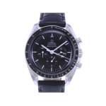 Montre d'occasion OMEGA Speedmaster Moonwatch homme mécanique bracelet cuir d'origine - vue 1