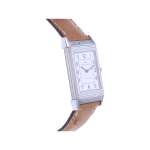 Montre d'occasion JAEGER LECOULTRE Reverso Classique mixte mécanique bracelet cuir d'origine - vue 2