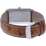 Montre d'occasion JAEGER LECOULTRE Reverso Classique mixte mécanique bracelet cuir d'origine - vue 3
