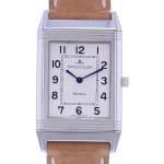 Montre d'occasion JAEGER LECOULTRE Reverso Classique mixte mécanique bracelet cuir d'origine - vue D1