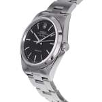 Montre d'occasion ROLEX Air King Precision mixte automatique bracelet acier - vue D2