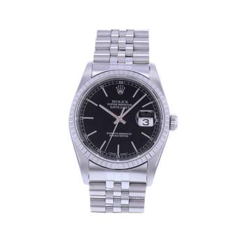Montre d'occasion ROLEX DateJust 36 mixte automatique bracelet acier
