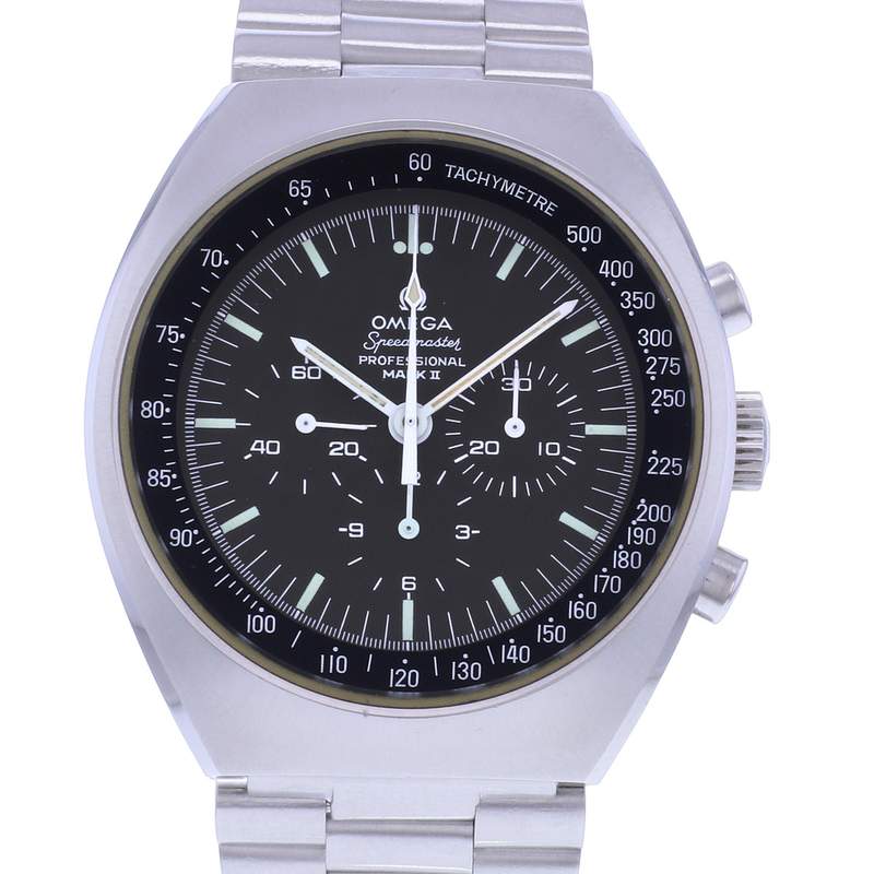 Montre d'occasion OMEGA Speedmaster Mark II homme mécanique bracelet acier - vue D1