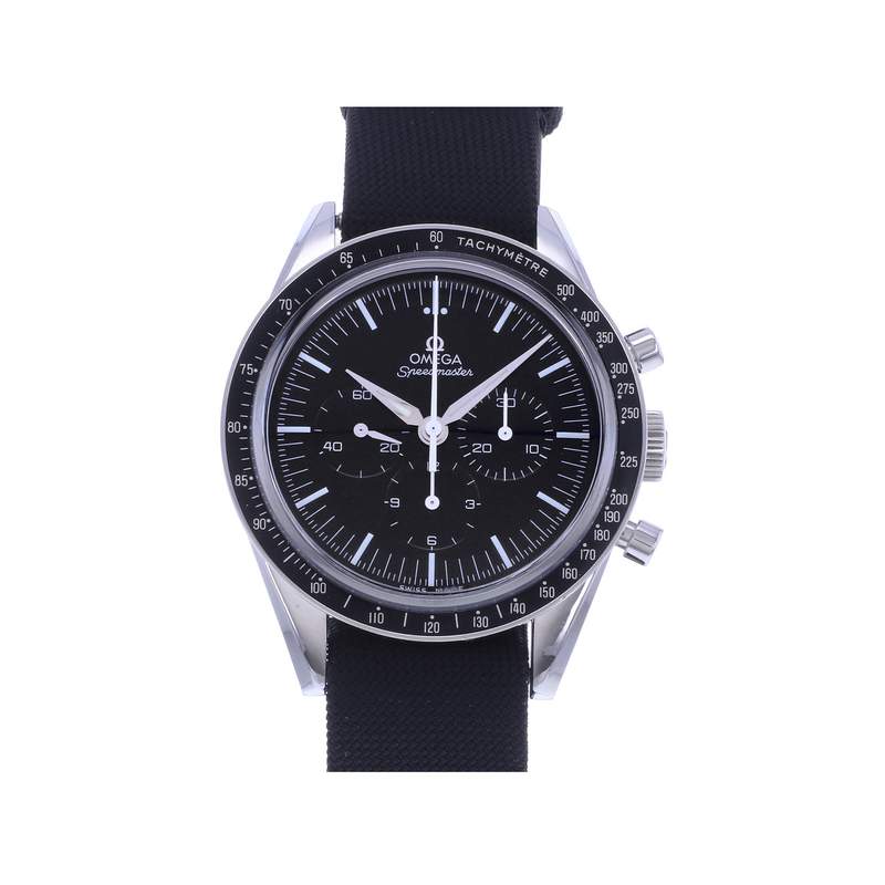 Montre d'occasion OMEGA Speedmaster First Omega In Space homme mécanique bracelet nato - vue 1