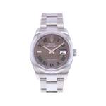 Montre d'occasion ROLEX DateJust 36 Wimbledon mixte mouvement automatique certifié (cosc) bracelet acier - vue 1