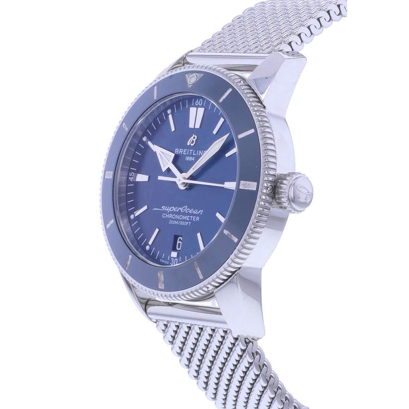 Montre d'occasion BREITLING SuperOcean Heritage B20 homme mouvement automatique certifié (cosc) bracelet acier - vue D2
