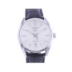 Montre d'occasion TAG HEUER Carrera Calibre 5 homme automatique bracelet cuir d'origine - vue 1