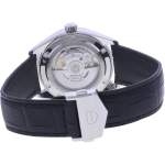 Montre d'occasion TAG HEUER Carrera Calibre 5 homme automatique bracelet cuir d'origine - vue 3