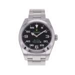 Montre d'occasion ROLEX Air King homme mouvement automatique certifié (cosc) bracelet acier - vue 1