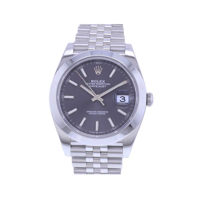 Montre d'occasion ROLEX DateJust 41 homme mouvement automatique certifié (cosc) bracelet acier - vue 1