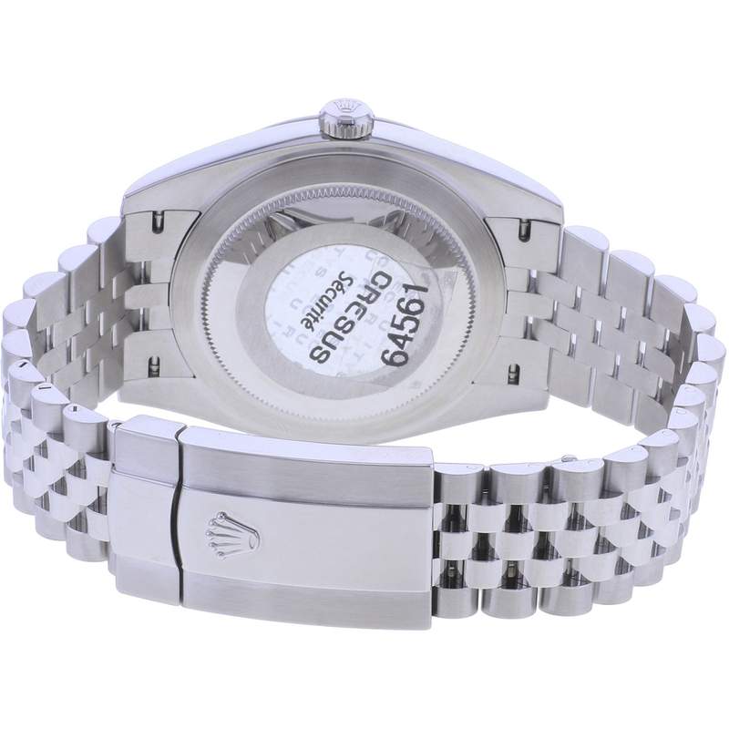 Montre d'occasion ROLEX DateJust 41 homme mouvement automatique certifié (cosc) bracelet acier - vue 3