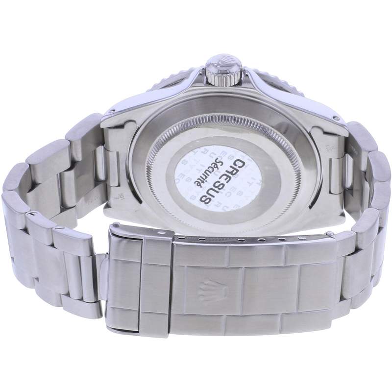 Montre d'occasion ROLEX Submariner Date homme mouvement automatique certifié (cosc) bracelet acier - vue 3
