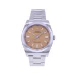 Montre d'occasion ROLEX Oyster Perpetual mixte mouvement automatique certifié (cosc) bracelet acier - vue 1