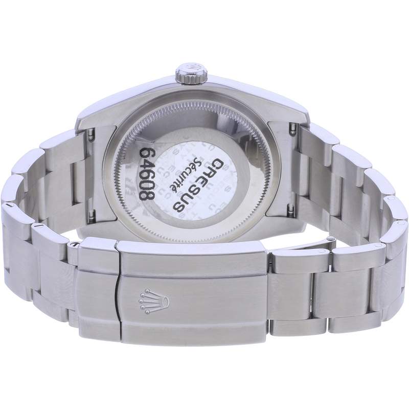 Montre d'occasion ROLEX Oyster Perpetual mixte mouvement automatique certifié (cosc) bracelet acier - vue 3