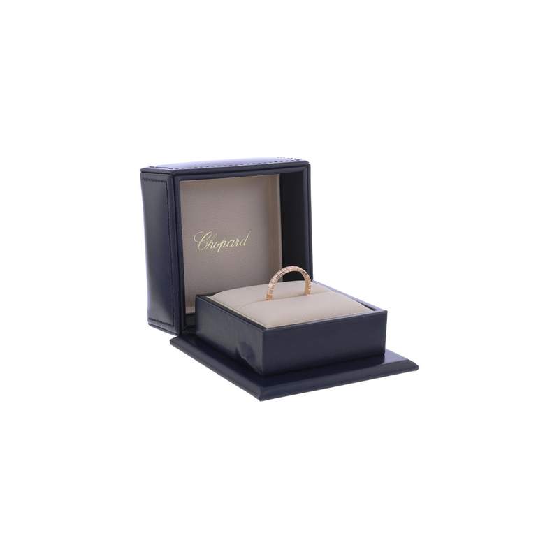 Bague d'occasion CHOPARD Ice Cube femme or rose 750/1000 - vue D1