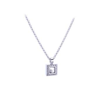 Collier d'occasion CHOPARD Happy Diamonds Icons femme or blanc 750/1000