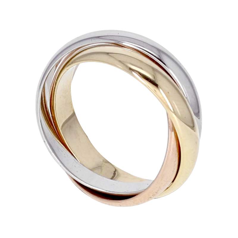 Bague d'occasion CARTIER Trinity Classique femme 3 ors 750/1000 - vue 2