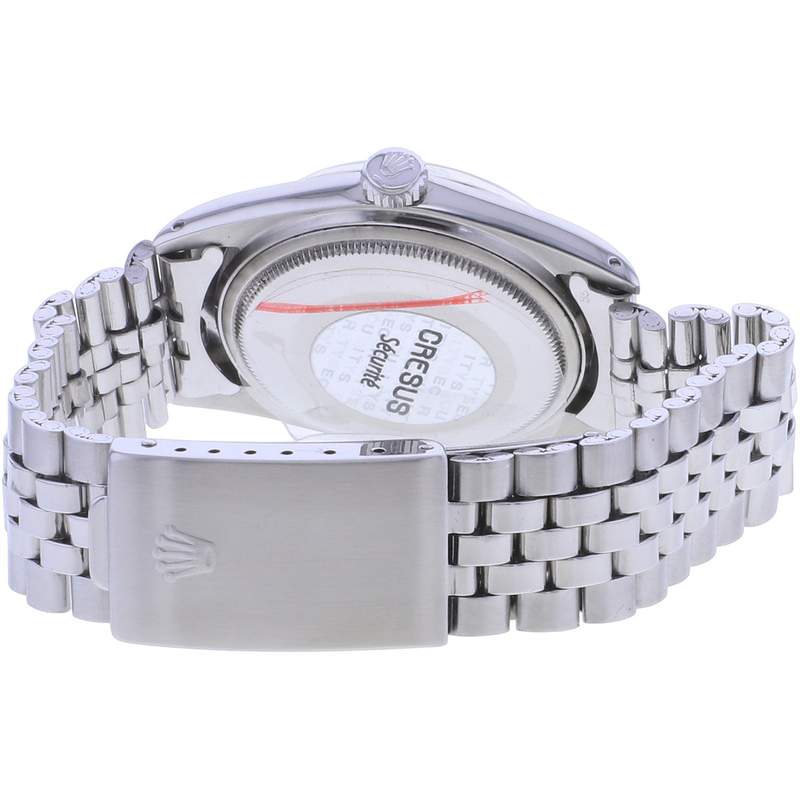 Montre d'occasion ROLEX DateJust 36 mixte mouvement automatique certifié (cosc) bracelet acier - vue 3