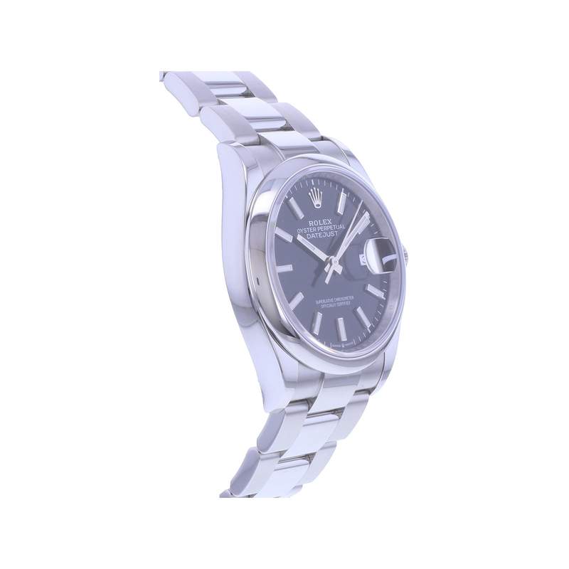 Montre d'occasion ROLEX DateJust 36 homme mouvement automatique certifié (cosc) bracelet acier - vue 2