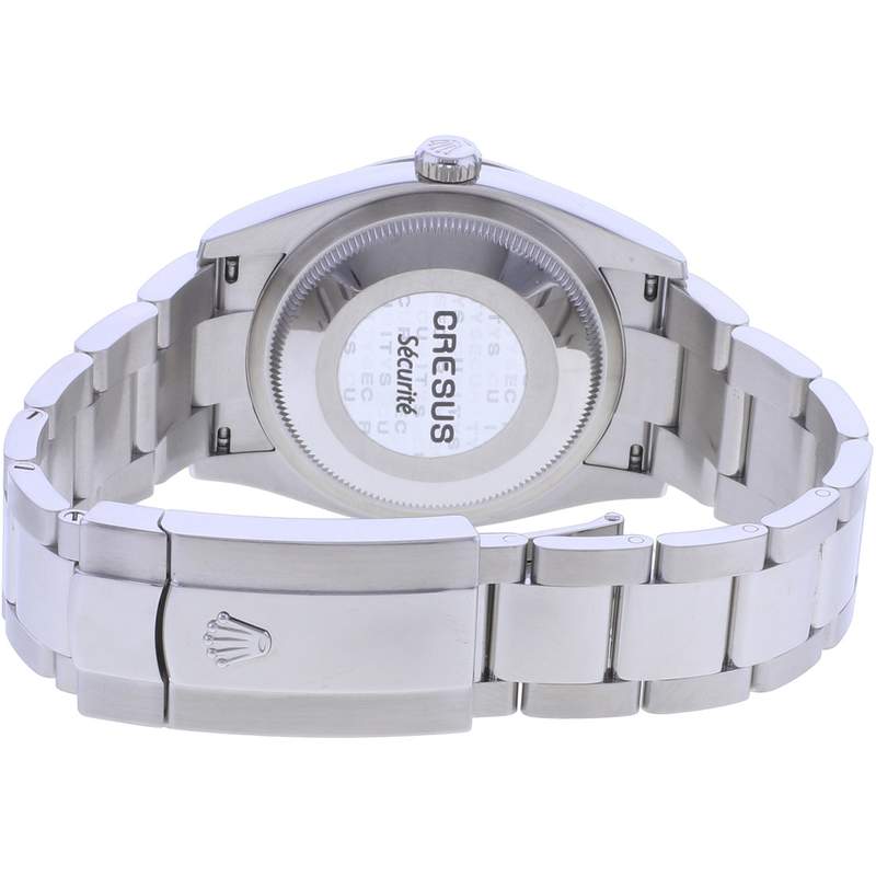 Montre d'occasion ROLEX DateJust 36 homme mouvement automatique certifié (cosc) bracelet acier - vue 3