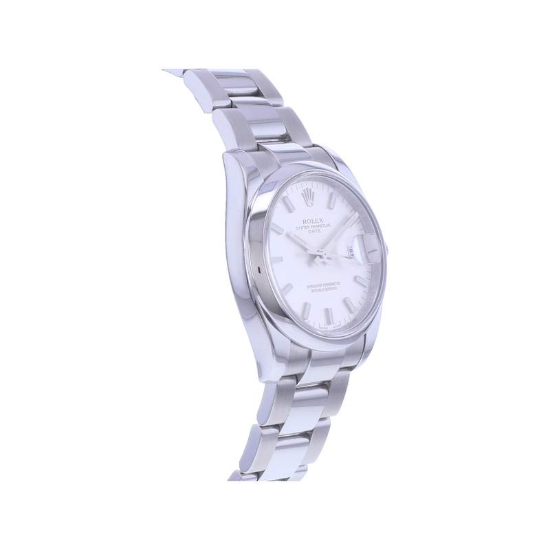 Montre d'occasion ROLEX Oyster Perpetual Date mixte mouvement automatique certifié (cosc) bracelet acier - vue 2
