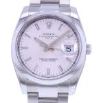 Montre d'occasion ROLEX Oyster Perpetual Date mixte mouvement automatique certifié (cosc) bracelet acier - vue D1