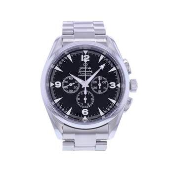 Montre d'occasion OMEGA Railmaster homme mouvement automatique certifié (cosc) bracelet acier
