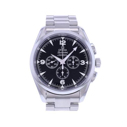 Montre d'occasion OMEGA Railmaster homme mouvement automatique certifié (cosc) bracelet acier