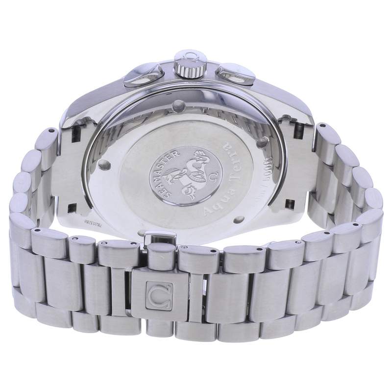 Montre d'occasion OMEGA Railmaster homme mouvement automatique certifié (cosc) bracelet acier - vue 3