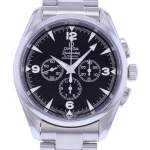 Montre d'occasion OMEGA Railmaster homme mouvement automatique certifié (cosc) bracelet acier - vue D1