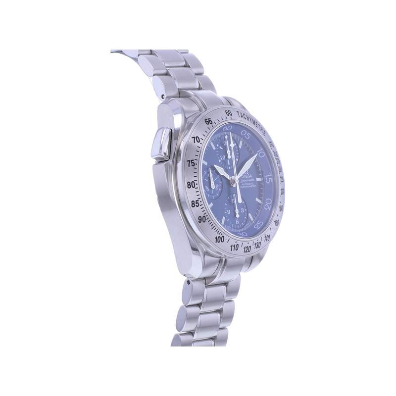 Montre d'occasion OMEGA Speedmaster Split Second homme mouvement automatique certifié (cosc) bracelet acier - vue 2