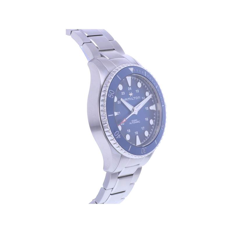 Montre d'occasion HAMILTON Khaki Navy Scuba homme automatique bracelet acier - vue 2