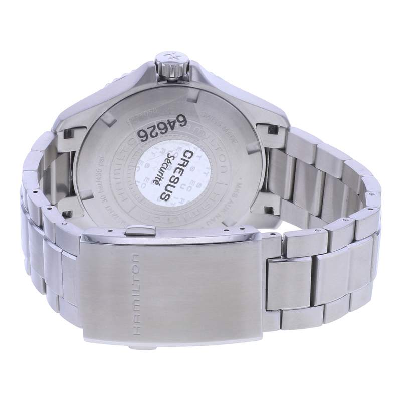 Montre d'occasion HAMILTON Khaki Navy Scuba homme automatique bracelet acier - vue 3