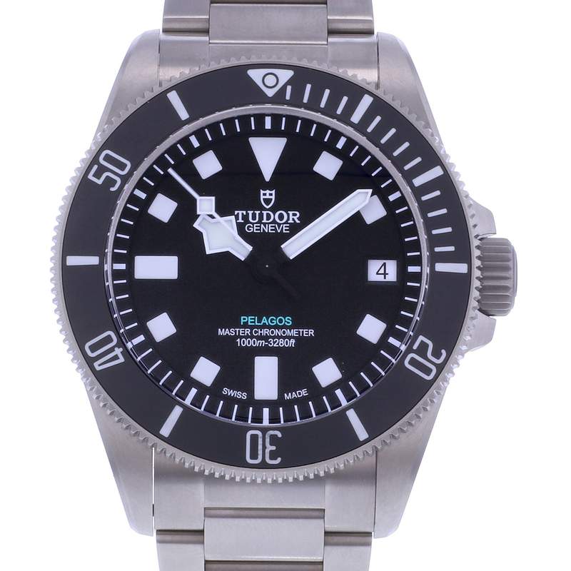 Montre d'occasion TUDOR Pelagos homme mouvement automatique certifié (cosc) bracelet titane - vue D1