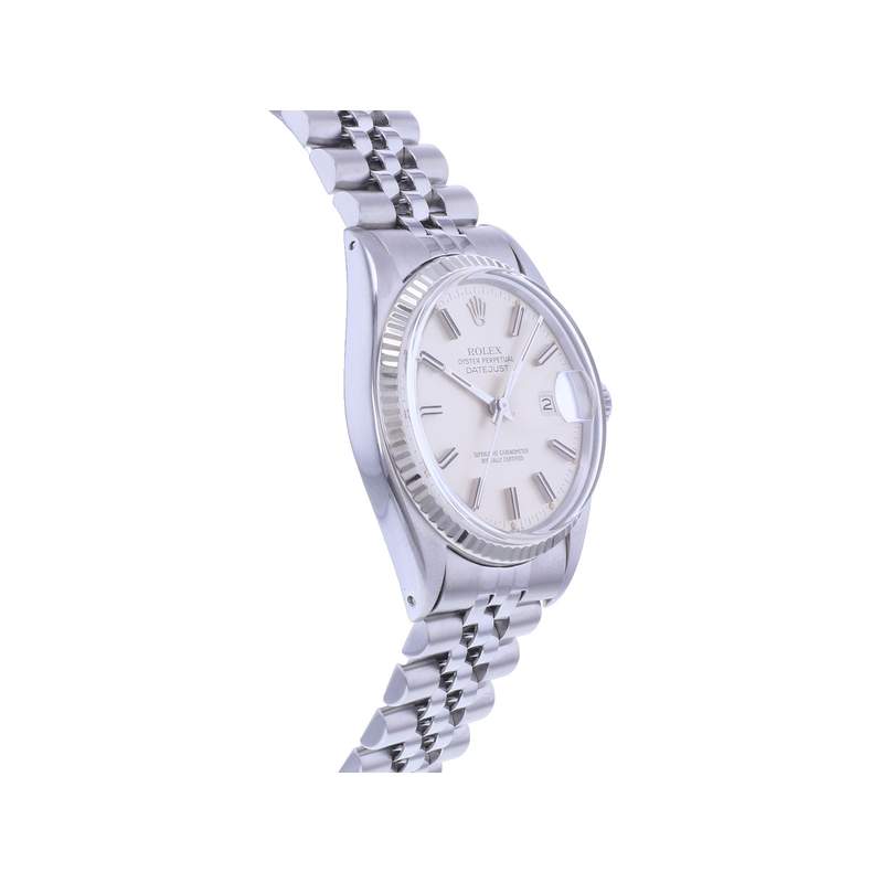 Montre d'occasion ROLEX DateJust 36 mixte automatique bracelet acier - vue 2